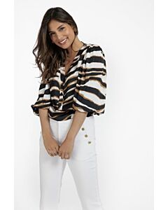 Studio Anneloes  Cher zebra blouse 07545