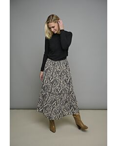 Rino Pelle  Midi Skirt With Ruffle Chelsa