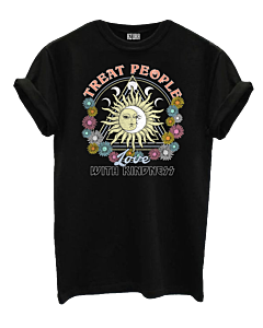 Azuka  T-shirt treat people with kindness rock fit
